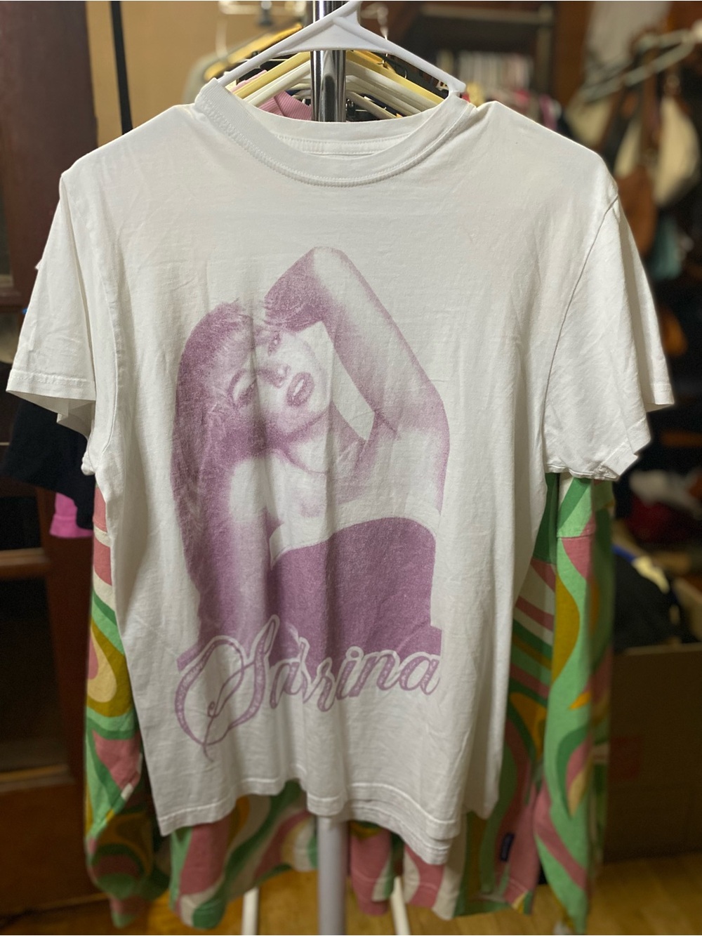 Sabrina Carpenter Graphic Short Sleeve Tee - White
